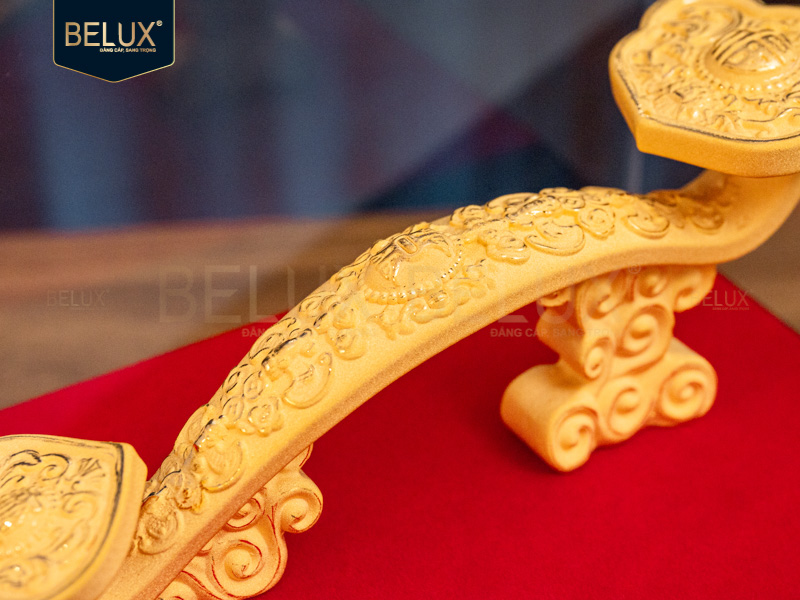 Gậy Như Ý dát vàng cát 14x5x6cm